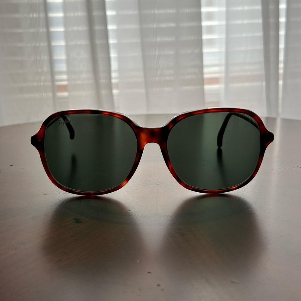 Ray-Ban Women's Tortoiseshell Green Lens Sunglasses - Picture 10 of 12